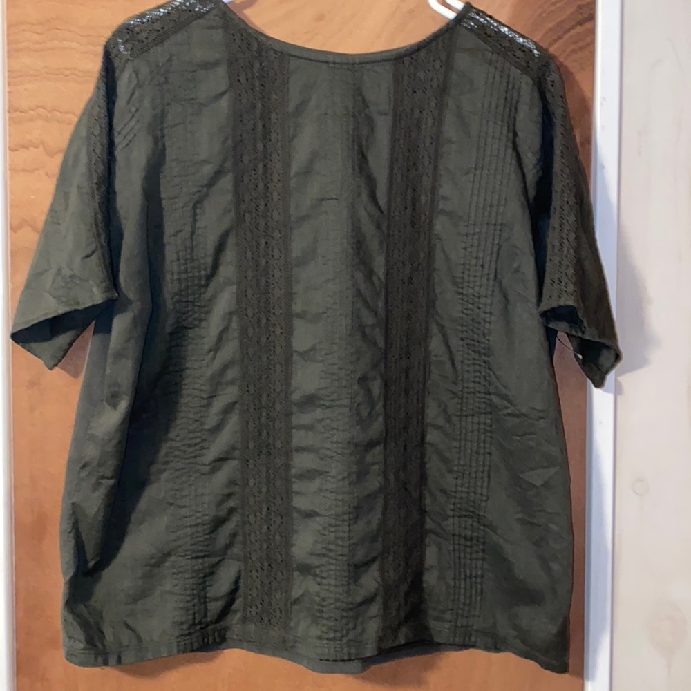 XL Army Green Short Sleeve Shirt